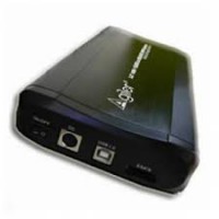 ENCLOSURE IMEXX 3.5 SATA BLACK BRUSHED ALUM. EXT.